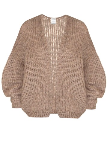 Sweter z wełny merino i moheru MOCCA