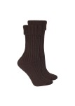 Skarpety z wełny merino CHOCOLATE BROWN