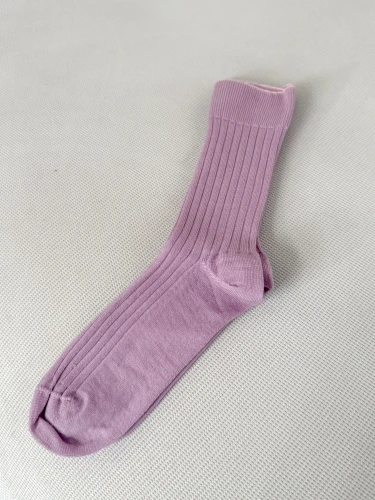 Cienkie skarpety z wełny merino VIOLET